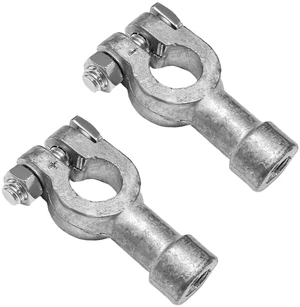 4PCS Car Battery Connectors, Positive and Negative Lead Top Post to Side Terminal Adapters, Heavy Duty Top Post Conversion Side Battery Terminal Set for Car Truck Marine Boat (2 PCS) 4PCS Car Battery Connectors, Positive and Negative Lead Top Post to Side Terminal Adapters, Heavy Duty Top Post Conversion Side Battery Terminal Set for Car Truck Marine Boat (2 PCS)