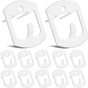 White Claw Drywall Picture Hangers, 12 Pack 40Lbs Heavy Duty Wall Hanger Hooks, No Drill Installation No Damage with Reinforcement Hole for Picture Frame Mirror Photo Home Office Decor White Claw Drywall Picture Hangers, 12 Pack 40Lbs Heavy Duty Wall Hanger Hooks, No Drill Installation No Damage with Reinforcement Hole for Picture Frame Mirror Photo Home Office Decor