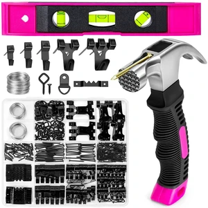 Picture Hanging Kit, 327Pcs Picture Hangers | Hooks, Nails, Wires, Level & Hammer, Wall Hanging Hardware Kit for Frame, Painting, Art, Photo, Home & Office Decor Picture Hanging Kit, 327Pcs Picture Hangers | Hooks, Nails, Wires, Level & Hammer, Wall Hanging Hardware Kit for Frame, Painting, Art, Photo, Home & Office Decor