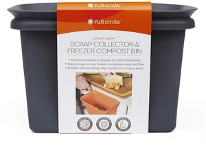 Counter Catcher Compost Bin, Fits in Freezers, Slate | A hanging countertop bin that collects fruit & veggie scraps and fits right in your freezer. Counter Catcher Compost Bin, Fits in Freezers, Slate | A hanging countertop bin that collects fruit & veggie scraps and fits right in your freezer.