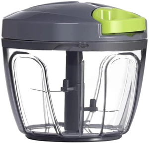Manual Food Processor Vegetable Chopper, Portable Hand Pull String Garlic Mincer Onion Cutter for Veggies, Ginger, Fruits, Nuts, Herbs, etc., 650ml, Grey Manual Food Processor Vegetable Chopper, Portable Hand Pull String Garlic Mincer Onion Cutter for Veggies, Ginger, Fruits, Nuts, Herbs, etc., 650ml, Grey