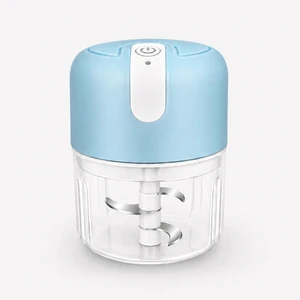 Mini Food Chopper,Garlic Mincer,Vegetable Chopper,Works Great for Garlic,Ginger,and Chili Peppers250ML,Blue Mini Food Chopper,Garlic Mincer,Vegetable Chopper,Works Great for Garlic,Ginger,and Chili Peppers250ML,Blue