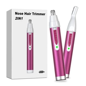 Nose Hair Trimmer for Women,2026 Rechargeable Professional 2 in 1 Painless Eyebrow & Facial Hair Trimmer with Powerful Motor and Dual-Edge Blades Easy Cleansing Low Noise-Magenta Nose Hair Trimmer for Women,2026 Rechargeable Professional 2 in 1 Painless Eyebrow & Facial Hair Trimmer with Powerful Motor and Dual-Edge Blades Easy Cleansing Low Noise-Magenta