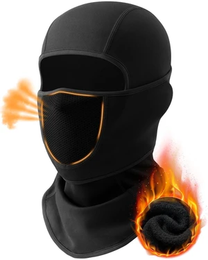 Balaclava Face Ski Mask with Movable Design for Men Women-Fleece Winter Face Covering for Cold Weather Skiing Outdoor Work Black Balaclava Face Ski Mask with Movable Design for Men Women-Fleece Winter Face Covering for Cold Weather Skiing Outdoor Work Black