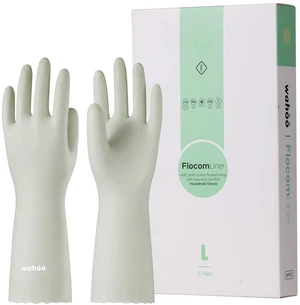 3 Pair wahoo Cleaning Gloves,Cotton Flocked Liner,Canary Green,Medium | Skin-Friendly,Dish Washing,Reusable,Latex Free,DEHP-Free,Non-Slip,Dishwashing Household Kitchen Gloves 3 Pair wahoo Cleaning Gloves,Cotton Flocked Liner,Canary Green,Medium | Skin-Friendly,Dish Washing,Reusable,Latex Free,DEHP-Free,Non-Slip,Dishwashing Household Kitchen Gloves