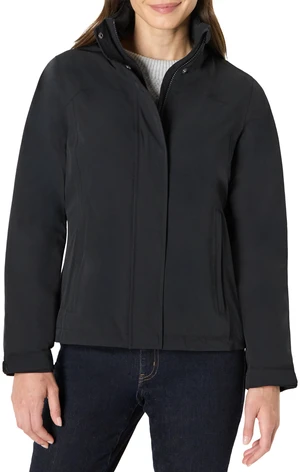Women's Regular-Fit Lightweight Waterproof Long Hooded Rain Jacket, Black, XX-Large Women's Regular-Fit Lightweight Waterproof Long Hooded Rain Jacket, Black, XX-Large