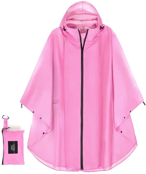 Unisex Hooded Rain Poncho, Waterproof Raincoat Jacket with pocket for Adult, Rain Coat for Outdoor Activities (Pink) Unisex Hooded Rain Poncho, Waterproof Raincoat Jacket with pocket for Adult, Rain Coat for Outdoor Activities (Pink)
