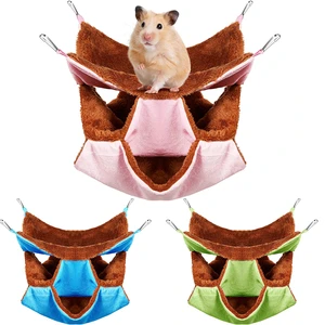 3 Pcs 3 Tier Small Animal Hammock for Cage,Pink,Blue,Green | Fleece Bed with Hooks, Attaches to Cage Easily, Multi-level Design, Hamster Guinea Pig Ferret Use, Waterproof Durable 3 Pcs 3 Tier Small Animal Hammock for Cage,Pink,Blue,Green | Fleece Bed with Hooks, Attaches to Cage Easily, Multi-level Design, Hamster Guinea Pig Ferret Use, Waterproof Durable