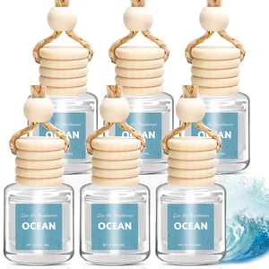 Car Air Freshener 6 Pack, Long Lasting Ocean Scent Fresh Diffuser | Natural Essential Oil Fragrance Diffuser for Removing Odors, Auto Interior Decor Accessories Unisex for Men & Women Car Air Freshener 6 Pack, Long Lasting Ocean Scent Fresh Diffuser | Natural Essential Oil Fragrance Diffuser for Removing Odors, Auto Interior Decor Accessories Unisex for Men & Women