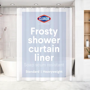 Shower Curtain Liner, Premium Heavyweight Durable Waterproof 8g PEVA for Bathroom with Weighted Magnets, Standard Size 72" x 72", Frosty 1 Pack Shower Curtain Liner, Premium Heavyweight Durable Waterproof 8g PEVA for Bathroom with Weighted Magnets, Standard Size 72" x 72", Frosty 1 Pack