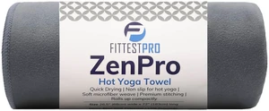 Non-Slip Hot Yoga Towel with Super-Absorbent Soft Suede Microfiber in Many Colors, for Bikram Pilates and Yoga Mats. (72.00 x 26.50) Nimbus Grey Non-Slip Hot Yoga Towel with Super-Absorbent Soft Suede Microfiber in Many Colors, for Bikram Pilates and Yoga Mats. (72.00 x 26.50) Nimbus Grey
