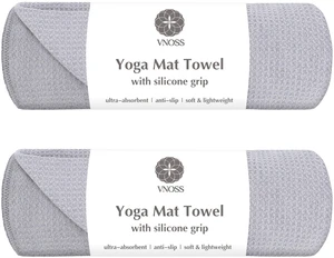2 Pack Microfiber Hot Yoga Towel Silicone Grip Dots 72×24 Inch,Grey | Silicone grip dots, Anti slip, Sweat wicking, Soft microfiber, Portable, Machine washable, Hot yoga, Multi scene fitness 2 Pack Microfiber Hot Yoga Towel Silicone Grip Dots 72×24 Inch,Grey | Silicone grip dots, Anti slip, Sweat wicking, Soft microfiber, Portable, Machine washable, Hot yoga, Multi scene fitness