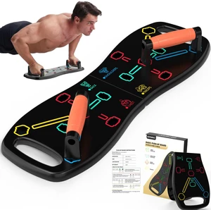 Push Up Board, Portable Pushup Board for Men, Foldable Push Up Bar | Multifunctional Pushup Handles for Floor, Strength Training Equipment for Home Gym, Suitable for Beginners and Teenagers Push Up Board, Portable Pushup Board for Men, Foldable Push Up Bar | Multifunctional Pushup Handles for Floor, Strength Training Equipment for Home Gym, Suitable for Beginners and Teenagers