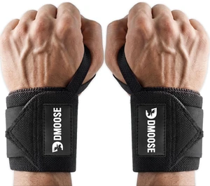 Wrist Straps for Weightlifting 12 and 18 Inches Thumb Loops with Wrist Support for Workouts Powerlifting Wrist Straps for Weight Lifting Men and Women Black II Wrist Straps for Weightlifting 12 and 18 Inches Thumb Loops with Wrist Support for Workouts Powerlifting Wrist Straps for Weight Lifting Men and Women Black II