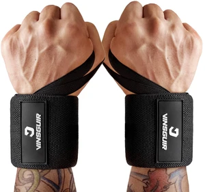 Wrist Wraps for Weightlifting with Thumb Loop, Gym Wrist Support | USPA Approved Lifting Straps for Bench Press, Push-Ups, CrossFit, and Strength Training, Balanced Wrist Support for Men&Women Wrist Wraps for Weightlifting with Thumb Loop, Gym Wrist Support | USPA Approved Lifting Straps for Bench Press, Push-Ups, CrossFit, and Strength Training, Balanced Wrist Support for Men&Women