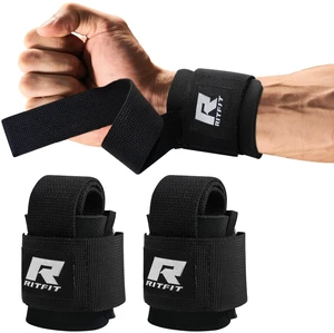 Wrist Wraps with Neoprene Padding for Weightlifting, Black | 6.55mm Thick, Anti-Slip Dual-Purpose Support and Lifting Strap, Bodybuilding MMA Powerlifting, Deadlifts Pull Ups Wrist Wraps with Neoprene Padding for Weightlifting, Black | 6.55mm Thick, Anti-Slip Dual-Purpose Support and Lifting Strap, Bodybuilding MMA Powerlifting, Deadlifts Pull Ups