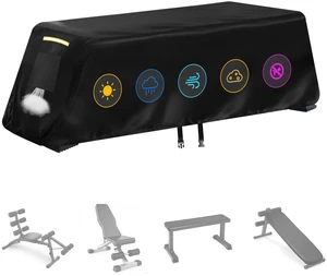 Weight Bench Cover 420D Oxford Waterproof for Home Gym Exercise Bench | Heavy Duty Oxford,12000MM Waterproof, UV Resistant SPF85+, Double Stitched Seams, for Indoor Outdoor Bench,Sit-up Board Flat Weight Bench Cover 420D Oxford Waterproof for Home Gym Exercise Bench | Heavy Duty Oxford,12000MM Waterproof, UV Resistant SPF85+, Double Stitched Seams, for Indoor Outdoor Bench,Sit-up Board Flat