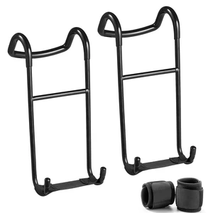 Upgraded 2-Pack Dumbbell Spotter Hooks, 250 LBS Max Load Capacity | Heavy-Duty Dumbbell Hooks for Bench Press Chest Shoulder Workouts, Comes with 2 Wrist Support Straps Upgraded 2-Pack Dumbbell Spotter Hooks, 250 LBS Max Load Capacity | Heavy-Duty Dumbbell Hooks for Bench Press Chest Shoulder Workouts, Comes with 2 Wrist Support Straps