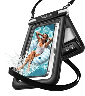Double Pocket Waterproof Phone Pouch floating-IPX8 dry bags waterproof with SGS Certified -Large Space Cell Phone Pouch Floating, with Lanyard, Phone Dry Bag beach essentials 2026(Up to 8.5") Double Pocket Waterproof Phone Pouch floating-IPX8 dry bags waterproof with SGS Certified -Large Space Cell Phone Pouch Floating, with Lanyard, Phone Dry Bag beach essentials 2026(Up to 8.5")