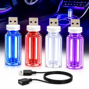 4pcs Car USB Night Lights Touch Dimmable Mini Ambient Lights | For Truck and SUV, 4 Fixed Colors with 23.6 in Extension Cable, Plug-In LED Accent Lamps for Desk, Bedside and Camping 4pcs Car USB Night Lights Touch Dimmable Mini Ambient Lights | For Truck and SUV, 4 Fixed Colors with 23.6 in Extension Cable, Plug-In LED Accent Lamps for Desk, Bedside and Camping
