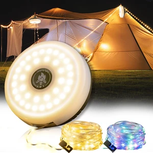 Camping String Lights, 4 in 1 Outdoor Camping Lantern with 8 Lighting Modes(32.8Ft), Quick 30s Recovery, Waterproof, Type-C Fast Charging, Portable Lights for Camping/Yard/Hiking Camping String Lights, 4 in 1 Outdoor Camping Lantern with 8 Lighting Modes(32.8Ft), Quick 30s Recovery, Waterproof, Type-C Fast Charging, Portable Lights for Camping/Yard/Hiking