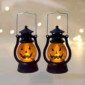 2PCS Halloween Pumpkin Lantern with Flickering LED, Portable Jack-O-Lantern for Halloween, Vintage Halloween Lamp Handheld Lantern Oil Lamp for Halloween Decorations Indoor & Outdoor, Orange 2PCS Halloween Pumpkin Lantern with Flickering LED, Portable Jack-O-Lantern for Halloween, Vintage Halloween Lamp Handheld Lantern Oil Lamp for Halloween Decorations Indoor & Outdoor, Orange