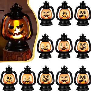 12 Pcs Halloween Mini Pumpkin Lantern 3.54" Jack O Lantern | Halloween Table Centerpiece, Hanging Decoration Bulk, Light up Lamp with Flickering LED Candle, Indoor Outdoor Party Decor 12 Pcs Halloween Mini Pumpkin Lantern 3.54" Jack O Lantern | Halloween Table Centerpiece, Hanging Decoration Bulk, Light up Lamp with Flickering LED Candle, Indoor Outdoor Party Decor