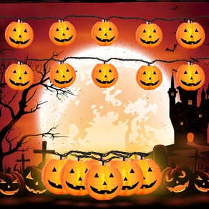 Halloween Decorations Light Halloween Pumpkin Lantern String Lights, 10 Pack Jack O Lanterns Pumpkins Lights Plug in, 8.5FT Mini Pumpkin Light Connectable Indoor/Outdoor Halloweens Decorations Halloween Decorations Light Halloween Pumpkin Lantern String Lights, 10 Pack Jack O Lanterns Pumpkins Lights Plug in, 8.5FT Mini Pumpkin Light Connectable Indoor/Outdoor Halloweens Decorations