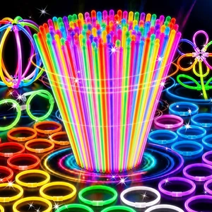 100 Pack Glow Sticks in the Dark Party Supplies, Ultra Bright 8" | Neon Glow Sticks Necklaces, Bracelets with Connectors for Light Up, Stick Birthday Wedding Pool Rave Party Favors 100 Pack Glow Sticks in the Dark Party Supplies, Ultra Bright 8" | Neon Glow Sticks Necklaces, Bracelets with Connectors for Light Up, Stick Birthday Wedding Pool Rave Party Favors
