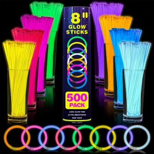 500 Pcs 8 Inch Glow Sticks Bulk Party Pack with Connectors | Glow Sticks for Kids, Glow Bracelets, Necklaces, Concerts, Birthdays, Glow in the Dark Party Supplies 500 Pcs 8 Inch Glow Sticks Bulk Party Pack with Connectors | Glow Sticks for Kids, Glow Bracelets, Necklaces, Concerts, Birthdays, Glow in the Dark Party Supplies