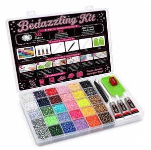 Bedazzling Kit, 30000 Pcs Bedazzler Kit with Rhinestones and Tools | 3mm Flatback Rhinestones Set, 30 Colorful Diy Resin Rhinestone Kit, Resin Jelly Rhinestones for Bedazzling for Crafting Bedazzling Kit, 30000 Pcs Bedazzler Kit with Rhinestones and Tools | 3mm Flatback Rhinestones Set, 30 Colorful Diy Resin Rhinestone Kit, Resin Jelly Rhinestones for Bedazzling for Crafting