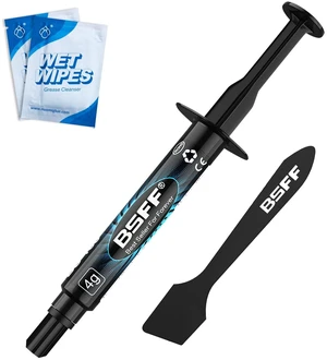 Thermal Paste 4g Advanced Formula for CPU GPU IC & Heatsinks | Advanced Carbon Formula; Smoother Application; CPU/GPU Compatible; Even Coverage; Stable Cooling Performance Thermal Paste 4g Advanced Formula for CPU GPU IC & Heatsinks | Advanced Carbon Formula; Smoother Application; CPU/GPU Compatible; Even Coverage; Stable Cooling Performance
