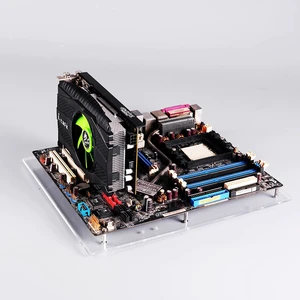 PC Open Frame Test Bench Mini ITX Motherboard Overlock Computer Case DIY Mod Base Transparent Acrylic Stand PC Open Frame Test Bench Mini ITX Motherboard Overlock Computer Case DIY Mod Base Transparent Acrylic Stand