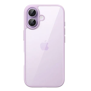 Case for iPhone 17, Lavender | Solid Color Matte TPU Frame, Scratch Resistant, Clear Back Phone Cover Case for iPhone 17, Lavender | Solid Color Matte TPU Frame, Scratch Resistant, Clear Back Phone Cover