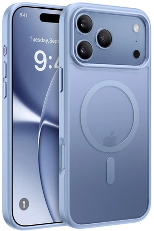 Magnetic for iPhone 18 Pro Max Case, Light Blue | Translucent Matte, Compatible with MagSafe, N56 Stronger Magnets, Military Grade Drop Proof, Rugged Shockproof Protective Magnetic for iPhone 18 Pro Max Case, Light Blue | Translucent Matte, Compatible with MagSafe, N56 Stronger Magnets, Military Grade Drop Proof, Rugged Shockproof Protective