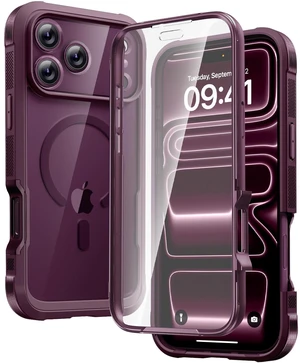 Magnetic & Screen Protector for iPhone 18 Pro Max Case,Burgundy | Fit for MagSafe, Builtin AntiScratch TouchSensitive Screen Protector, 360° DualLayer Rugged, MilGrade Drop Protection Magnetic & Screen Protector for iPhone 18 Pro Max Case,Burgundy | Fit for MagSafe, Builtin AntiScratch TouchSensitive Screen Protector, 360° DualLayer Rugged, MilGrade Drop Protection
