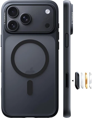 Stronger Magnetic Shockproof for iPhone 18 Pro Case, Deep Black | Fit for MagSafe, Military Grade Protection, Camera Control, DIY Button, Premium Feel, Translucent Slim Case Anti Fingerprint Stronger Magnetic Shockproof for iPhone 18 Pro Case, Deep Black | Fit for MagSafe, Military Grade Protection, Camera Control, DIY Button, Premium Feel, Translucent Slim Case Anti Fingerprint