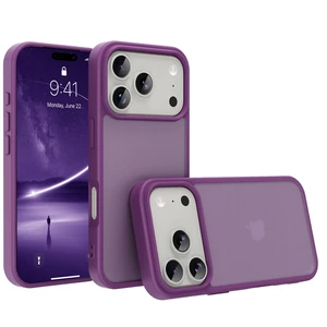 iPhone 18 pro/17 pro Case,Translucent Matte(deep Purple) | Military Drop Protection, nice grip,Anti-Fingerprint Nano Coating,Slim Fit, Slim, Shockproof Protective Phone Cover iPhone 18 pro/17 pro Case,Translucent Matte(deep Purple) | Military Drop Protection, nice grip,Anti-Fingerprint Nano Coating,Slim Fit, Slim, Shockproof Protective Phone Cover