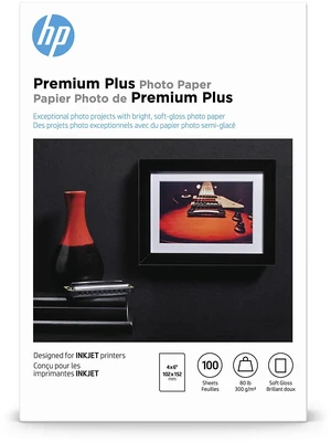 Premium Plus Photo Paper, Satin, 4x6 in, 100 sheets (CR666A) Premium Plus Photo Paper, Satin, 4x6 in, 100 sheets (CR666A)