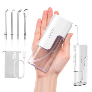 T40 Mini Water Flosser for Travel, Portable Compact Design, White | Cordless Oral Irrigator, Built-in Tip Storage, 4 Modes for Braces, Orthodontic, Sensitive Teeth, On-the-Go Use, IPX7 T40 Mini Water Flosser for Travel, Portable Compact Design, White | Cordless Oral Irrigator, Built-in Tip Storage, 4 Modes for Braces, Orthodontic, Sensitive Teeth, On-the-Go Use, IPX7