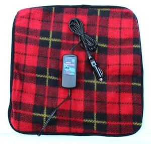Trillium Worldwide 12-Volt Heated Mini Travel Pad, Red Plaid, 16 x 16, (TWI-2202) Trillium Worldwide 12-Volt Heated Mini Travel Pad, Red Plaid, 16 x 16, (TWI-2202)