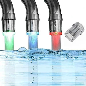 3-Color LED Water Faucet - Temperature Sensitive Gradient Light, Color Changing Faucet Tap for Kitchen/Bathroom 3-Color LED Water Faucet - Temperature Sensitive Gradient Light, Color Changing Faucet Tap for Kitchen/Bathroom