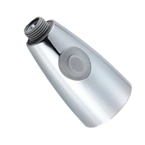 Pull Down Kitchen Faucet Sprayer Head Replacement, G1/2 (13/16" Male Thread) Pull Out Sink Spray Nozzle, 2-Mode Stream & Spray Tap Hose Spout Only, Chrome Finish Pull Down Kitchen Faucet Sprayer Head Replacement, G1/2 (13/16" Male Thread) Pull Out Sink Spray Nozzle, 2-Mode Stream & Spray Tap Hose Spout Only, Chrome Finish