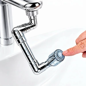Premium Solid Brass U-Shaped Faucet Extender for Bathroom Sink and Kitchen,1080° Swivel Sink Faucet Extension with One-Touch Stop Button, 5.5" Long Reach, Fits M22/M24, M18.5/M21.5 Adapters Premium Solid Brass U-Shaped Faucet Extender for Bathroom Sink and Kitchen,1080° Swivel Sink Faucet Extension with One-Touch Stop Button, 5.5" Long Reach, Fits M22/M24, M18.5/M21.5 Adapters