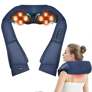 Shiatsu Neck and Back Massager with Heat,Electric Shoulder Massager for Pain Relief Deep Tissue,3D Kneading Massage with Cloth Cover Easy to Clean (Blue) Shiatsu Neck and Back Massager with Heat,Electric Shoulder Massager for Pain Relief Deep Tissue,3D Kneading Massage with Cloth Cover Easy to Clean (Blue)