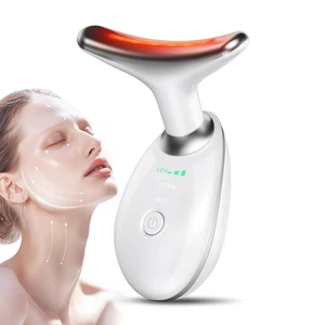Neck Facial Massager, Light Face Neck Massager for Skin Care, Multifunctional Facial Skincare Tools with Vibration, at Home Neck Facial Massager, Light Face Neck Massager for Skin Care, Multifunctional Facial Skincare Tools with Vibration, at Home