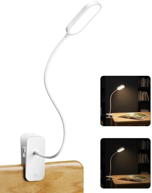 Clip On Reading Light,Rechargeable LED 4000K CRI95 Gooseneck Lamp | 2000mAh Battery,Touch Desk Lamp White Light Mode,Eye-Caring Study Lamp With Clamp for Bed/Headboard/Table/Dorm/Home Office Clip On Reading Light,Rechargeable LED 4000K CRI95 Gooseneck Lamp | 2000mAh Battery,Touch Desk Lamp White Light Mode,Eye-Caring Study Lamp With Clamp for Bed/Headboard/Table/Dorm/Home Office