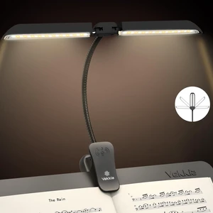 64 Led Rechargeable Music Stand Light - Folding Clip On Piano Lamp | Portable Professional with 5 Brightness×3 Color Temperature for Grand Piano and Book Reading 64 Led Rechargeable Music Stand Light - Folding Clip On Piano Lamp | Portable Professional with 5 Brightness×3 Color Temperature for Grand Piano and Book Reading