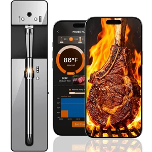Bluetooth Wireless Meat Thermometer Digital, 0.5S Instant Read | NIST ±0.5°F Food Thermometer,2-in-1 100H Battery Fast Charge Base, APP Control & Custom Menu for BBQ, Grill, Smoker, Oven Bluetooth Wireless Meat Thermometer Digital, 0.5S Instant Read | NIST ±0.5°F Food Thermometer,2-in-1 100H Battery Fast Charge Base, APP Control & Custom Menu for BBQ, Grill, Smoker, Oven
