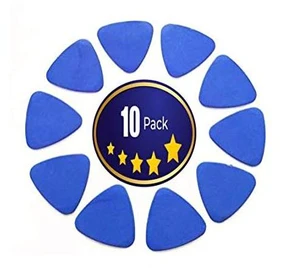 10 Pieces Universal Triangle Plastic Pry Opening Tool Compatible with iPhone, Galaxy, Pixel Mobile Phone Laptop Tablet LCD Screen Case Disassembly Blue Guitar Picks 10 Pieces Universal Triangle Plastic Pry Opening Tool Compatible with iPhone, Galaxy, Pixel Mobile Phone Laptop Tablet LCD Screen Case Disassembly Blue Guitar Picks